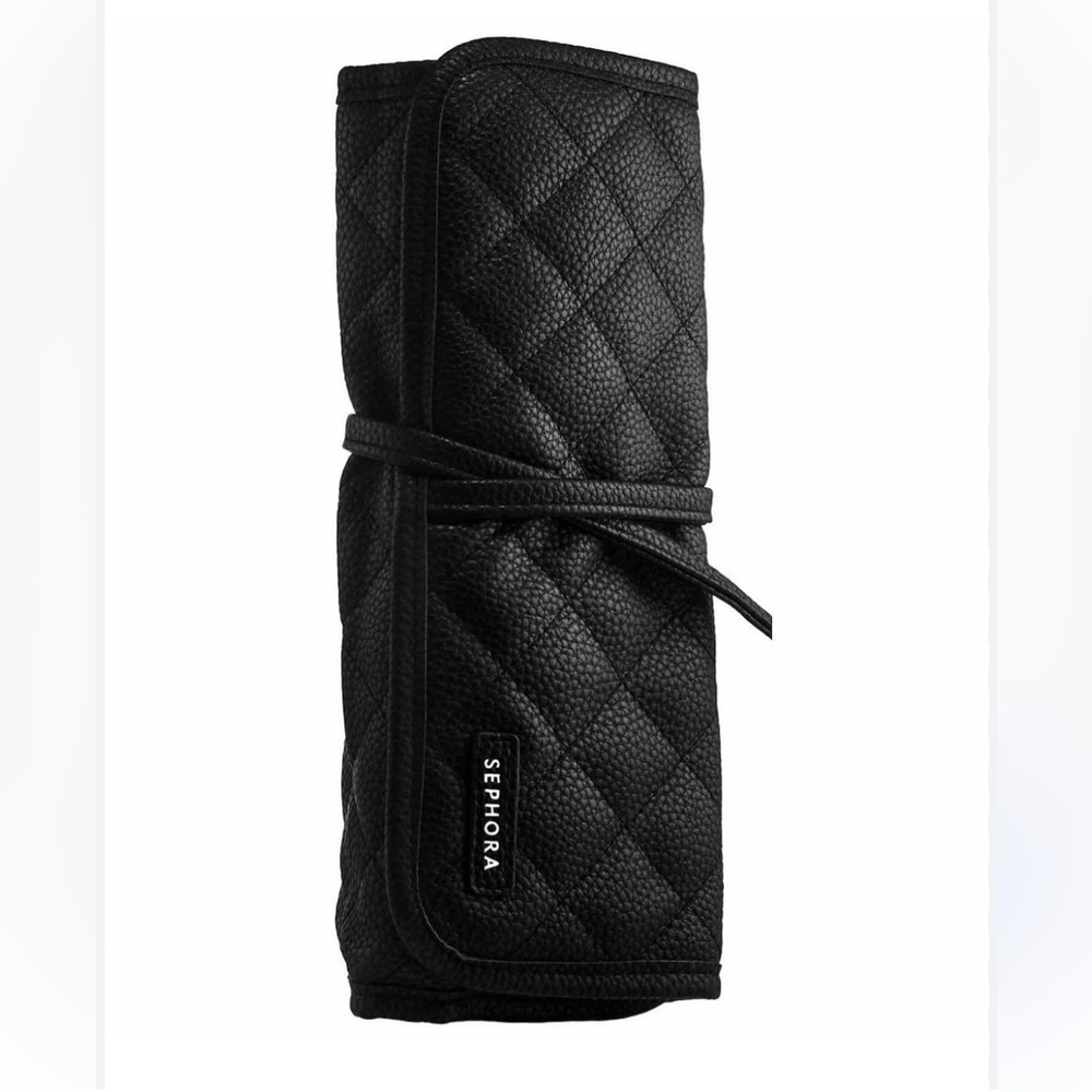 Sephora Quilted Black Brush Organizer